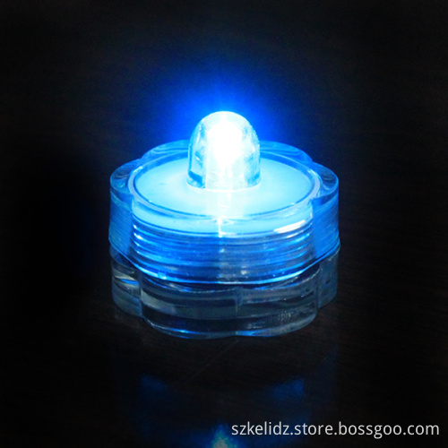 Battery Power Floral Wedding Giveaway Color Change Waterproof Flash Tea Bright Blue Light